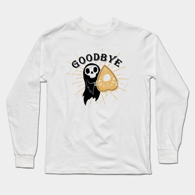 Antisocial Ghost Long Sleeve T-Shirt by DinoMike